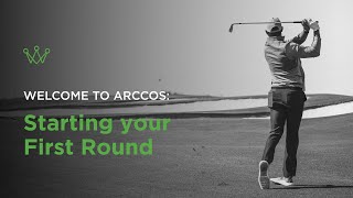 Starting your FIRST Arccos round [upl. by Rodney]