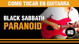 Como tocar Paranoid de Black Sabbath en guitarra tutarrascomar [upl. by Delaryd523]