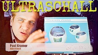 ✅ULTRASCHALL REINIGUNGSGERÄT im Test  Review Deutsch Ultrasonic Cleaner [upl. by Ahsaela]