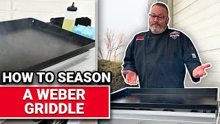 How To Season A Weber Griddle  Ace Hardware [upl. by Munro510]