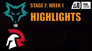 HIGHLIGHTS Dire Wolves vs Rival Esports  Asia League 2024  Stage 2 [upl. by Eldwen]