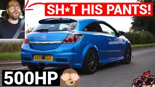 🐒 INSANE 500HP VAUXHALL ASTRA VXR TURBO REVIEW [upl. by Luelle]