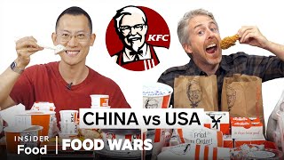 US vs China KFC  Food Wars  Insider Food [upl. by Akirrehs]