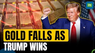 US Election 2024 Gold Prices Plunge as Trump Wins Is More Downside Ahead [upl. by Tiram]