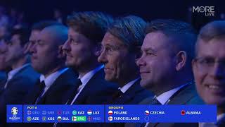 The UEFA EURO 2024 Qualification Draw [upl. by Llehsyar]