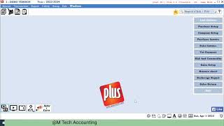 GSTVAT SETUP IN PLUS ACCOUNTING SOFTWARE [upl. by Anhpad973]