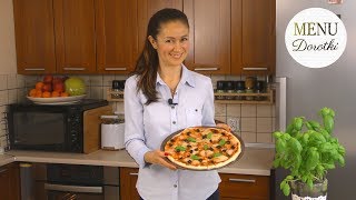 Przepis na idealne ciasto na pizzę Pizza domowa margherita Jak zrobić taką doskonałą MENU Dorotki [upl. by Meill184]