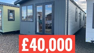 Offsite NEW static caravan for sale Scotland double glazed amp central heated Victory Bower 40x12 2bed [upl. by Farrel]