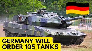 Germany will order 105 Leopard 2A8 tanks [upl. by Merdith324]