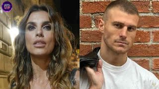 Elisabetta Canalis labbra attaccate a quelle del famosissimo non si tratta di Georgian ma del più [upl. by Tuhn]