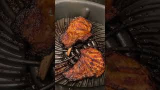 Air fry grilled Pork Chops airfryer porkchops pork [upl. by Neehsuan]