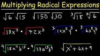 Multiplying Radical Expressions With Variables and Exponents [upl. by Danielle]