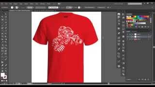 Vector Tshirt Mockup Tutorial [upl. by Efren]