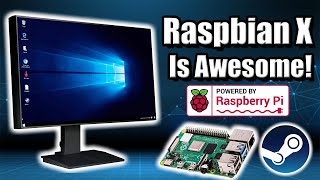 Raspbian X For The Raspberry Pi Is Awesome It Has Steam Box86 and RetroPie [upl. by Affay211]