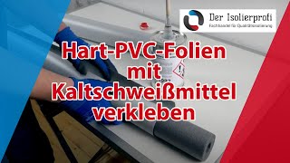 Verarbeitung von WBC Kaltschweissmittel auf HartPVCFolien [upl. by Ahsinet]