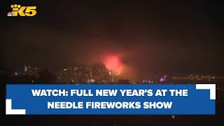 WATCH New Years at the Needle fireworks show 2024 [upl. by Nadnal]