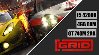 Grid 2019  I5 4200U  Nvidia GT 740M 2GB  4GB RAM [upl. by Akienat]