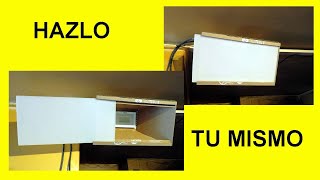 Como hacer una caja difusora de luz o softbox usando materiales reciclados fotografía iluminacion [upl. by Starlene787]