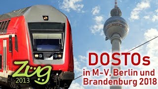 DoppelstockZüge in Berlin Brandenburg und MecklenbVorp  Die DOKU  2018  Zug2013 [upl. by Htebazileyram684]