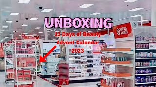 Target 12 Days of Beauty Advent Calendar 2023 UNBOXING [upl. by Lowrance]