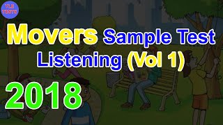 2018 Movers Listening Sample Test With Answers Vol 1  Young Learners Tests [upl. by Baun352]