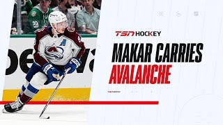 Makar carries Avalanche to victory in Game 5 against Stars [upl. by Fleda408]