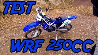 TEST YAMAHA WRF 250cc SOFT ET MANIABLE [upl. by Tigirb]