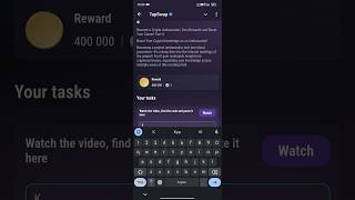 become a crypto ambassador part 4 tapswap code  tapswap code become a crypto ambassador part 4 [upl. by Anneuq894]