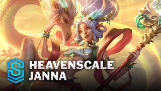 Heavenscale Janna Skin Spotlight  League of Legends [upl. by Frost]