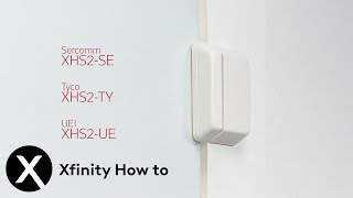 XFINITY Home Battery Replacement XHS2 Door and Window Sensors [upl. by Ahsratal]