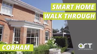 Surrey Mansion  Control4 Smart Home Project  Walk Through Video [upl. by Yesmar]