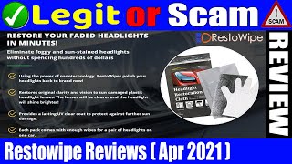 Restowipe Reviews April 2021 Want To Know Its Legitimacy Watch Now  DodBuzz [upl. by Vinaya]