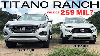 Fiat Titano Ranch 2025 vs Toro Volcano  O confronto das pickups Fiat [upl. by Zabrina93]