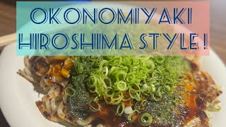 Okonomiyaki  Hiroshima Style Ranjini Haridas Japan vlogs Ep 13 [upl. by Devin]