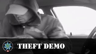 Theft From Cars Demonstration  baitcarcom [upl. by Orton]