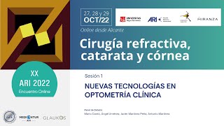 SESIÓN 1 NUEVAS TECNOLOGÍAS EN OPTOMETRÍA CLÍNICA [upl. by Esinaej]