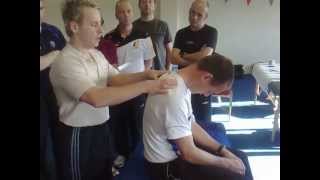 How to assess and perform a Manipulation to the Midthoracic spine [upl. by Latrell775]