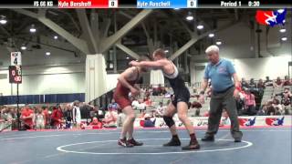 Kyle Borshoff vs Kyle Ruschell at 2013 Las VegasASICS US Open [upl. by Anerdna]