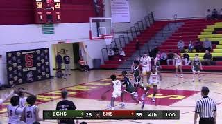 Schaumburg High School vs Elk Grove High School Mens Varsity Basketball [upl. by Akiem]