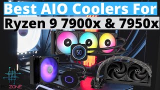 THE BEST AIO COOLERS FOR RYZEN 9 7950X amp 7900x TOP 3 [upl. by Aley394]