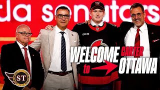 Get To Know Carter Yakemchuk The Ottawa Senators 7th Overall Pick In The 2024 NHL Draft [upl. by Narhem]