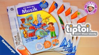 Tiptoi Buch Ravensburger Die Welt der Musik Wieso Weshalb Warum [upl. by Alek]