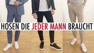 5 Hosen die JEDER MANN haben muss ● STYLING TIPPS MÄNNER [upl. by Adolf]