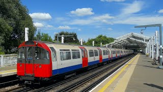 Piccadilly Line Cab Ride 1973 Stock Hammersmith to Acton Town [upl. by Issy]