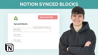 Notion synced blocks NEW FEATURE 🎉 [upl. by Kurman180]