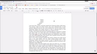 Google Docs  Taquets de tabulation et retrait [upl. by Atiuqrahs224]