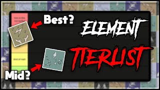 Element Tier List  Deepwoken [upl. by Hackathorn532]