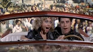 Grease Olivia NewtonJohn John Travolta We Go Together Lyrics [upl. by Aivartal]