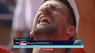 Djokovic vs Alcaraz Final Highlights  Paris Olympics 2024  Novak Djokovic vs Alcaraz Highlights [upl. by Ful]