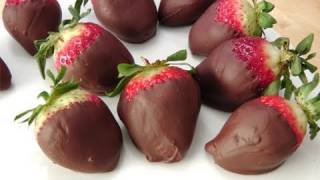 How to Make Chocolate Covered Strawberries  by Laura Vitale  Laura in the Kitchen Ep 99 [upl. by Demott]